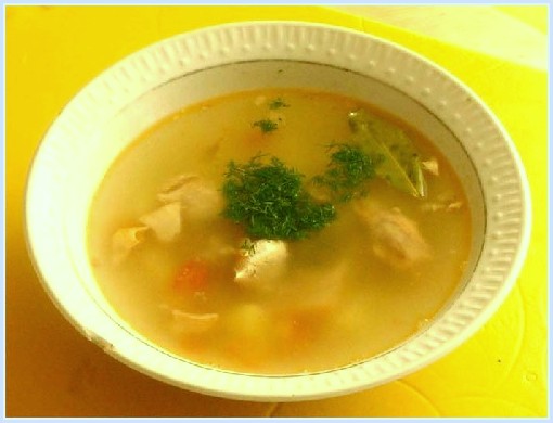 Рыбный суп - рецепт супа с картофелем и икрой