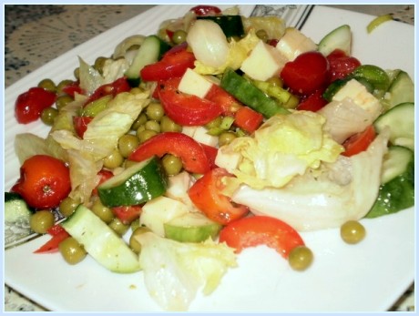 Рецепт салатов из консервированных овощей