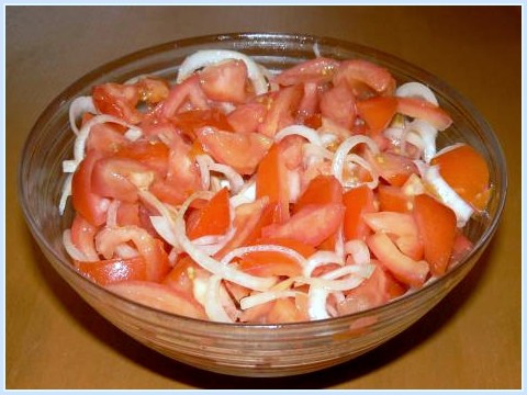 Рецепт салатов из помидоров